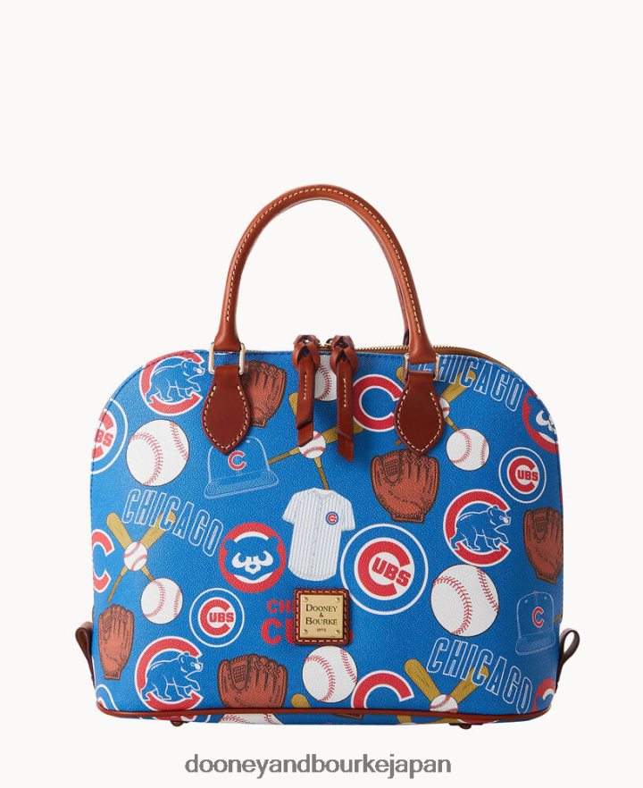 Dooney & Bourke mlb ジップ ジップ サッチェル カブス バッグ T6X2XP364