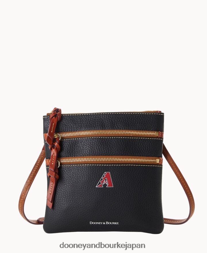 Dooney & Bourke mlb ns トリプル ジップ クロスボディ ダイヤモンドバックス バッグ T6X2XP1781