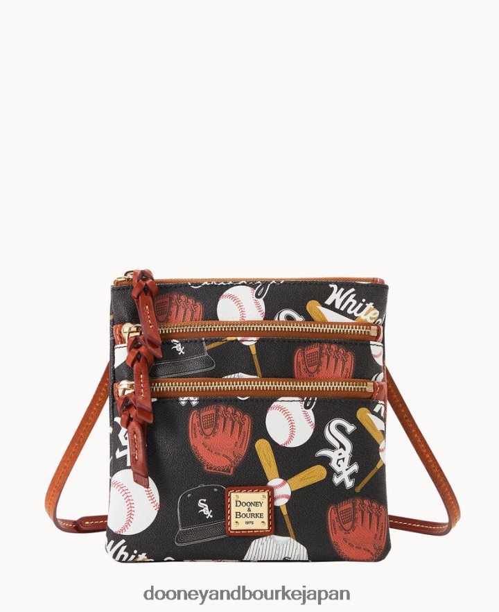 Dooney & Bourke mlb ns トリプル ジップ クロスボディ ホワイトソックス バッグ T6X2XP1808