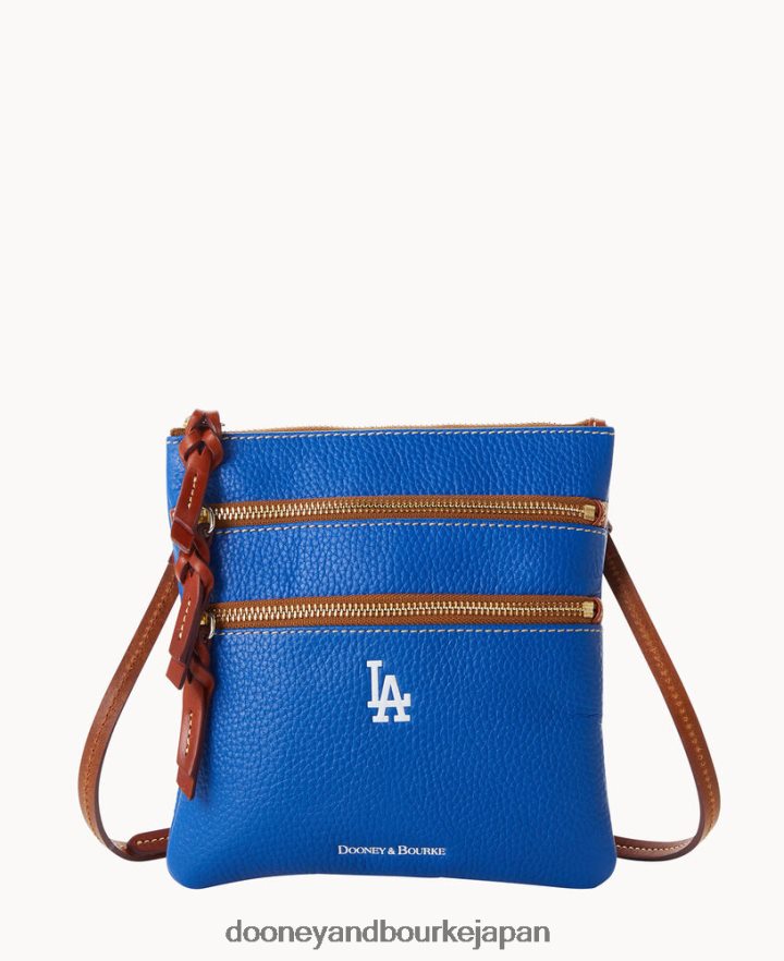 Dooney & Bourke mlb ns トリプル ジップ クロスボディ ドジャース バッグ T6X2XP1856