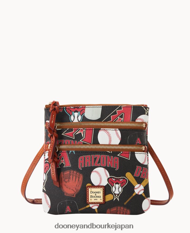 Dooney & Bourke mlb ns トリプル ジップ クロスボディ ダイヤモンドバックス バッグ T6X2XP1865