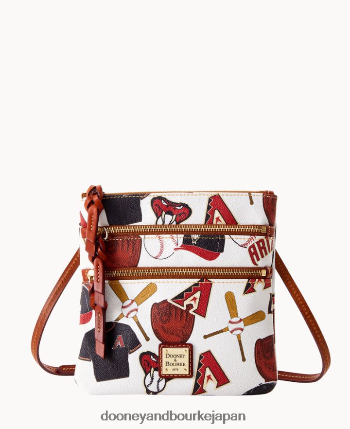 Dooney & Bourke mlb ns トリプル ジップ クロスボディ ダイヤモンドバックス バッグ T6X2XP1866
